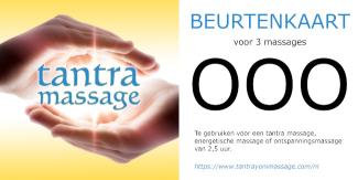 tantra massage beurtenkaart